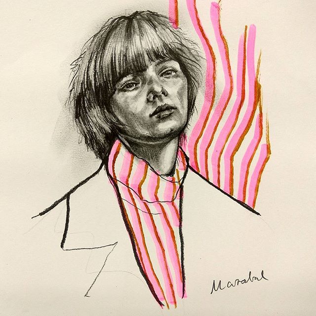 Woman & Pattern by Marzabal