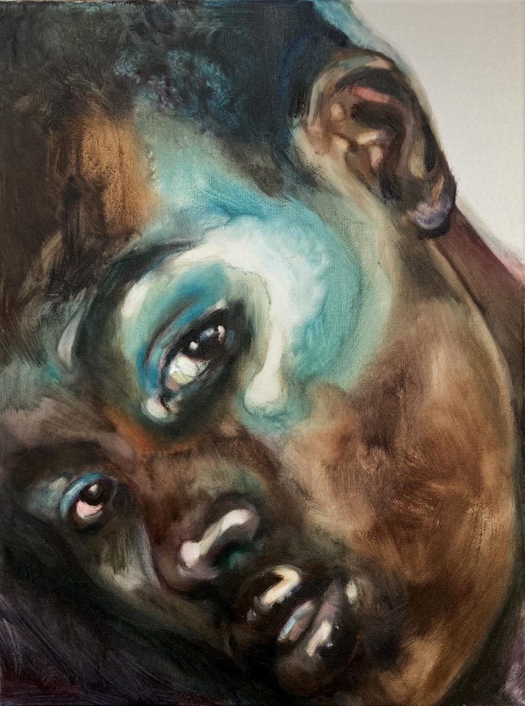 Make Up Portrait painting by Marzabal